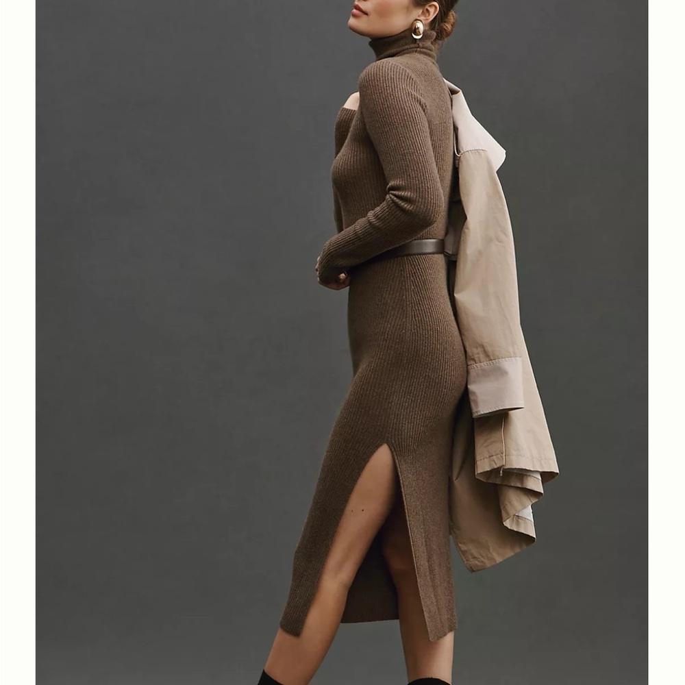 NWT NEW Reformation Robin Cashmere Sweater Dress